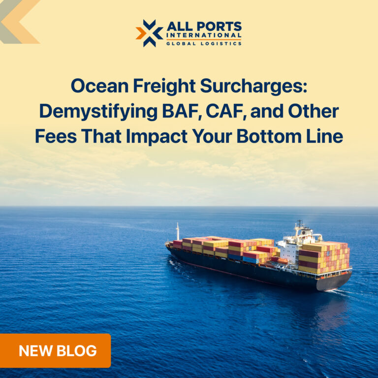 Ocean Freight Surcharges: Demystifying BAF, CAF, and Other Fees That Impact Your Bottom Line